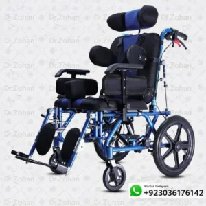 Adjustable high back rest with alloy spray frame wheelchair