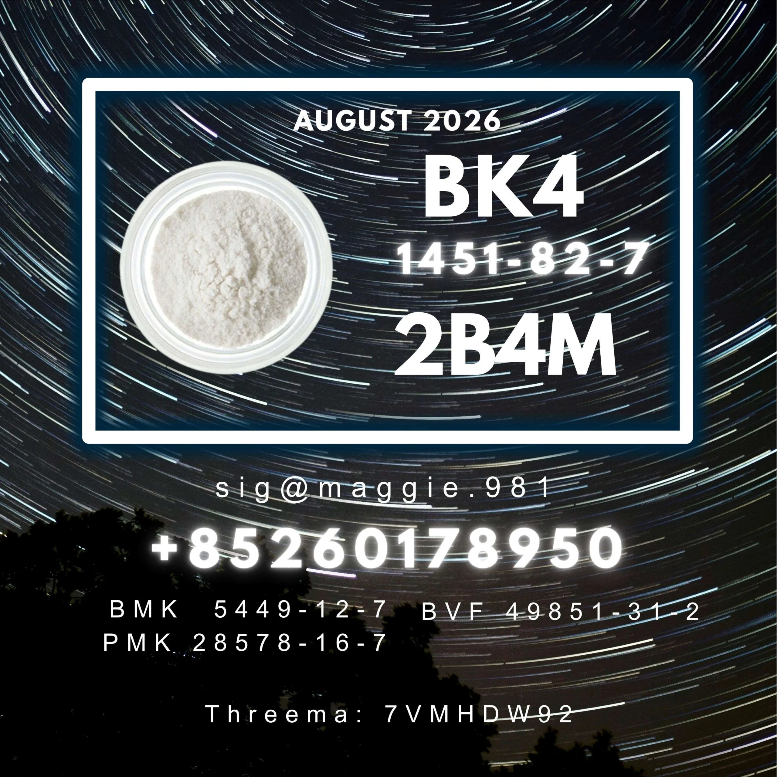 BK4-2b4m-CAS-1451-82-7-discreet-packaging CAS 1451-82-7 bk4 2b4m Consistent production