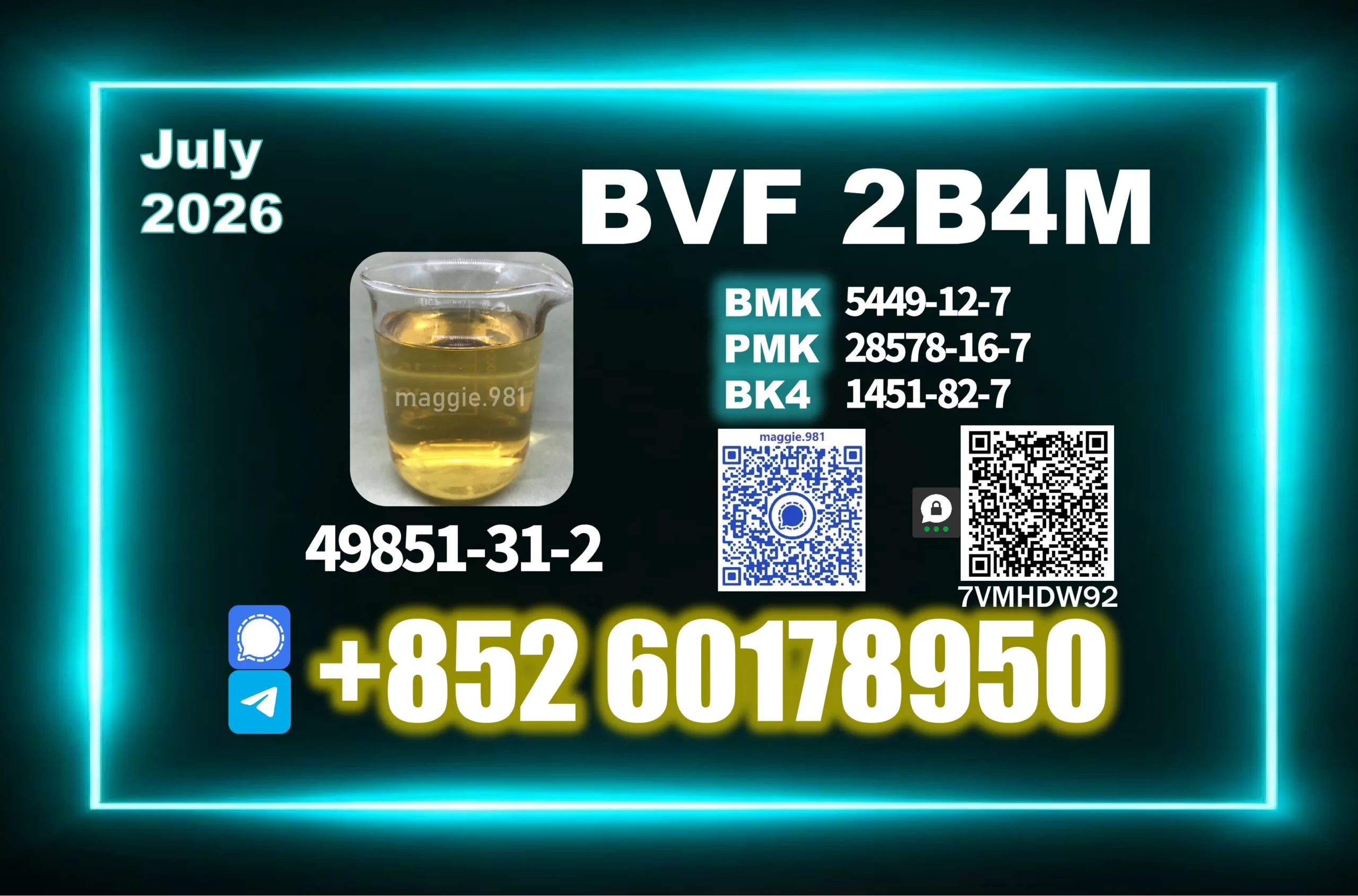 BVF-CAS-49851-31-2-Reliable export supplier CAS 49851-31-2 BVF Sample Available