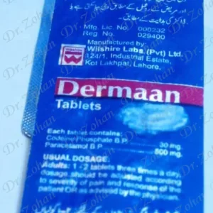 Codeine Phosphate B.P. — 30 mg Paracetamol (Acetaminophen) B.P. — 500 mg