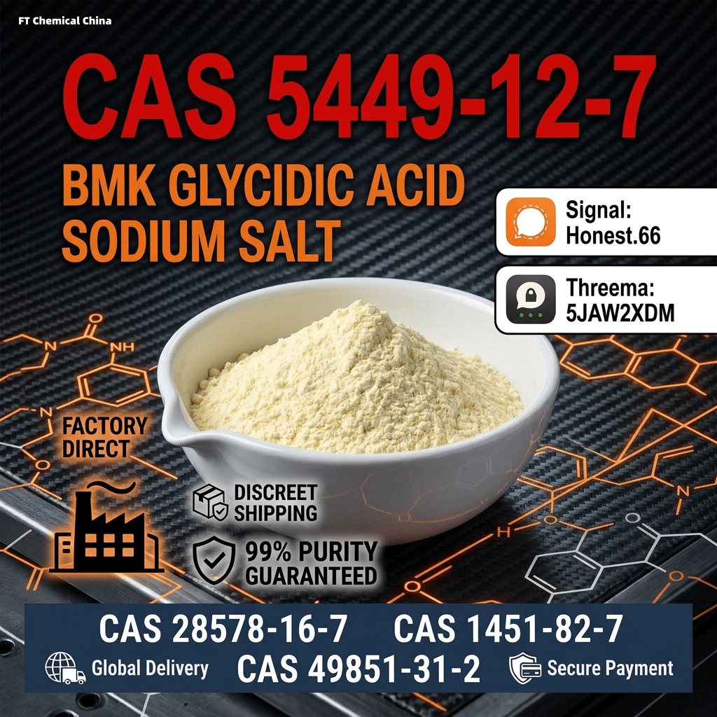 High Quality BMK Glycidic Acid Sodium Salt (CAS 5449-12-7) (16) Bulk High Quality BMK Glycidic Acid Sodium Salt CAS 5449 12 7 16 Wholesale Supplies
