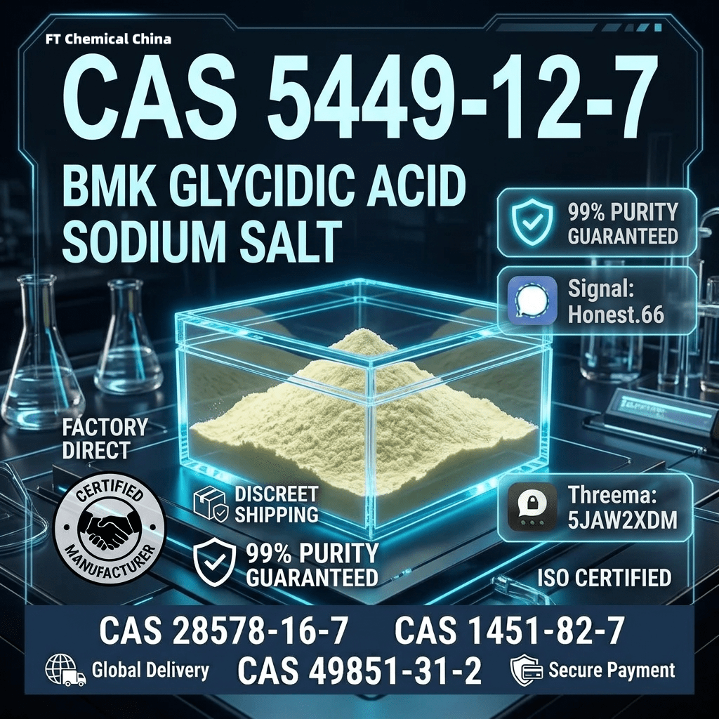 High Quality BMK Glycidic Acid Sodium Salt (CAS 5449-12-7) (8) Bulk High Quality BMK Glycidic Acid Sodium Salt CAS 5449 12 7 8 Wholesale Supplies