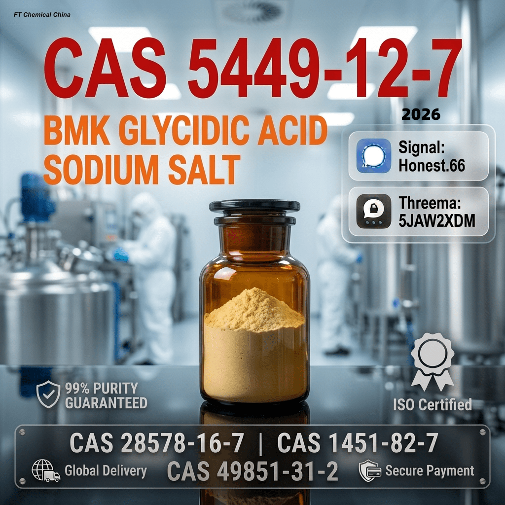 High Quality BMK Glycidic Acid Sodium Salt (CAS 5449-12-7) (9) Bulk High Quality BMK Glycidic Acid Sodium Salt CAS 5449 12 7 9 Wholesale Supplies