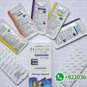 Kamagra Oral Jelly (Sildenafil) &ndash; Pack of 7 sachets improves stamina immediately, maximum duration erections, powerful results.