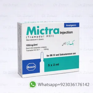 Mictra tramadol Injection 50 mg/mL 5 Ampx2 mL
