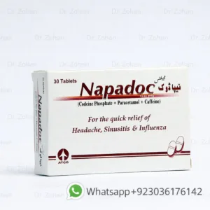 Napadoc tablet 15mg 500mg 30mg Codeine, Paracetamol and Caffeine