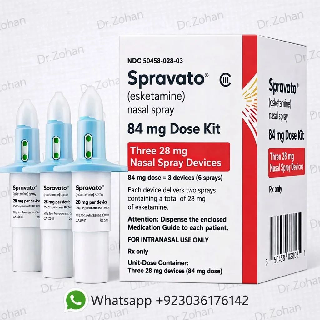 Spravato® (Esketamine) Nasal Spray 84 mg Dose Kit Spravato® (Esketamine) Nasal Spray 84 mg Dose Kit