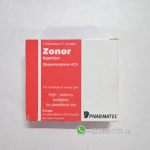 ZONOR 0.324mgml Injection 1mlx5s Buprenorphine HCl 0.324mgml