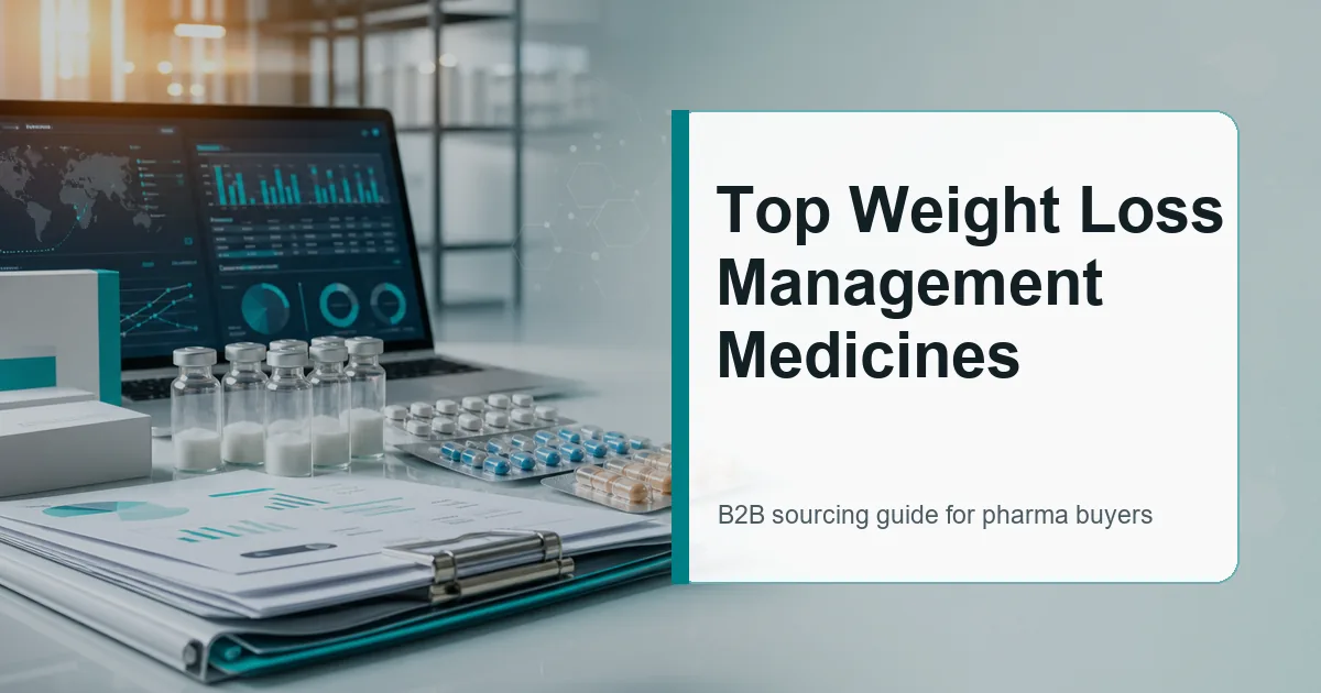 Top weight loss management medicines for B2B pharma buyers